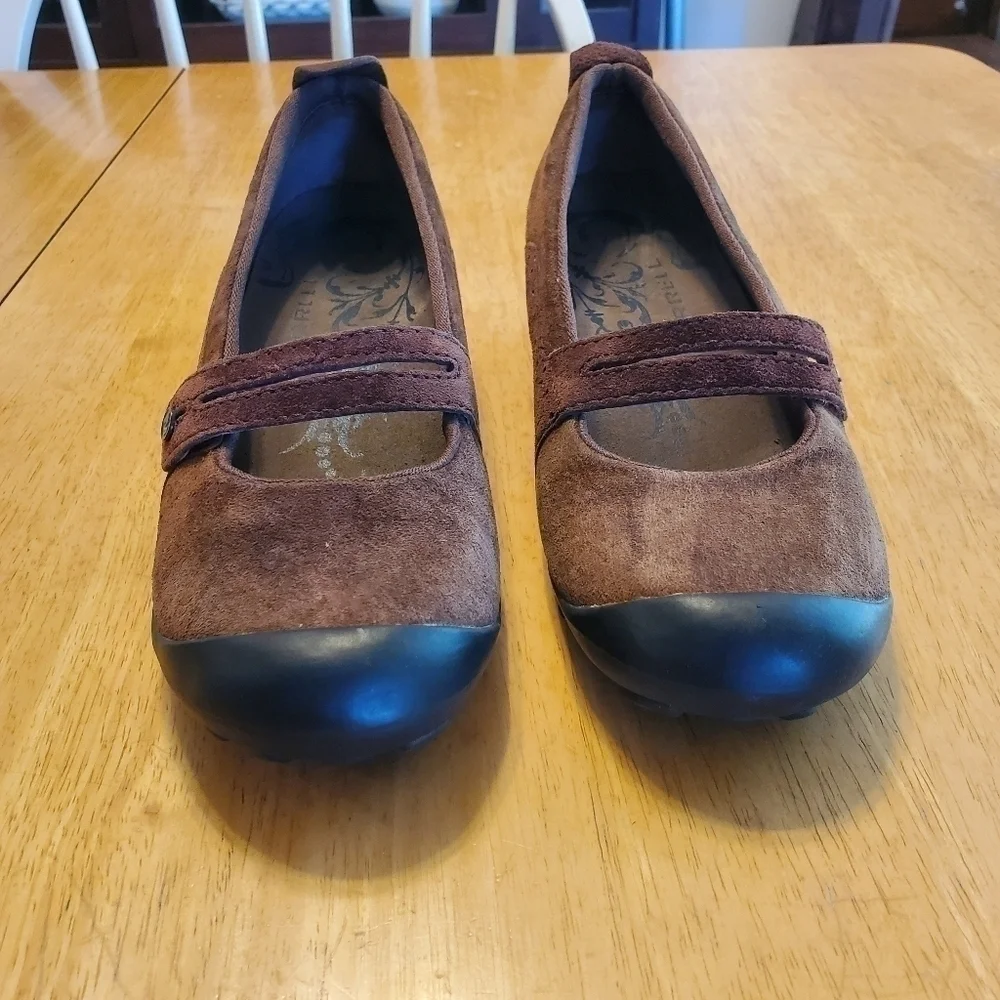 Merrell Women's Plaza Bandeau Cherry Oak Slip On Shoes sz 8